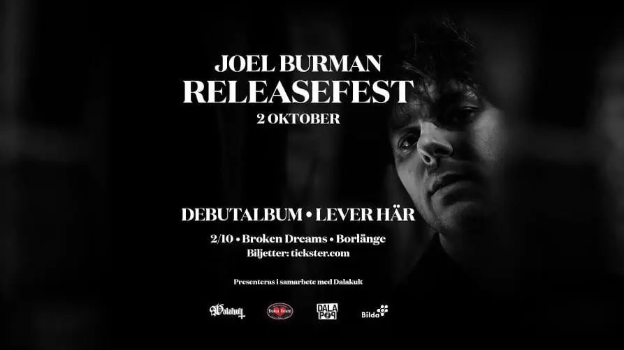 BD Live! - Joel Burman — Broken Dreams Auditorium, Borlänge