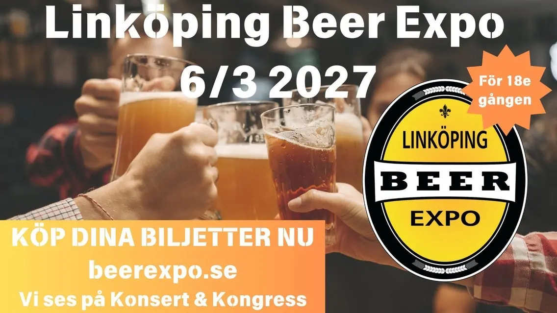 Entrébiljett - Linköping Beer Expo – En ölmässa för alla! — Linköping