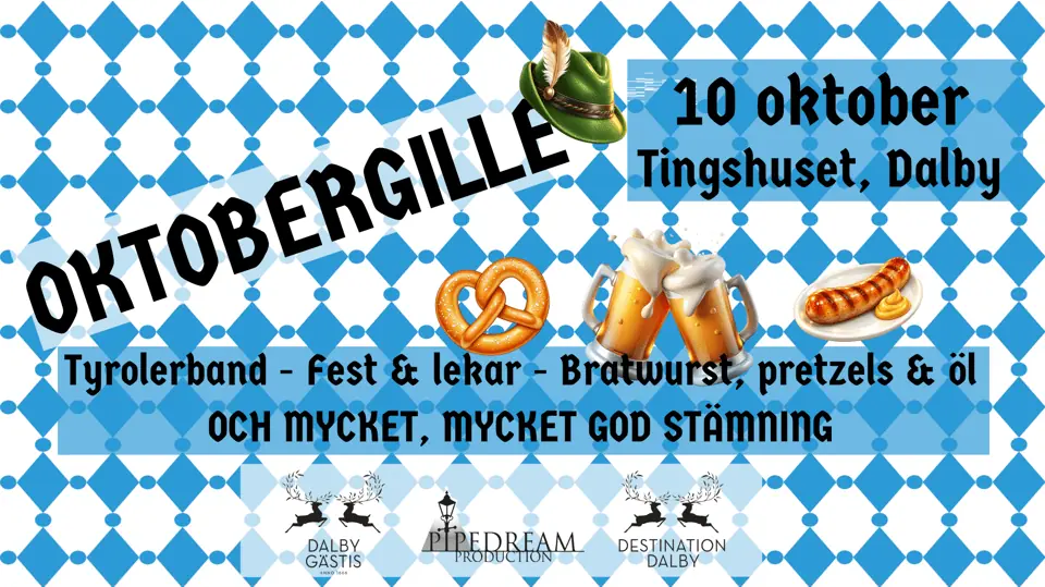 OKTOBERGILLE — Tingshuset onumrerat, Dalby