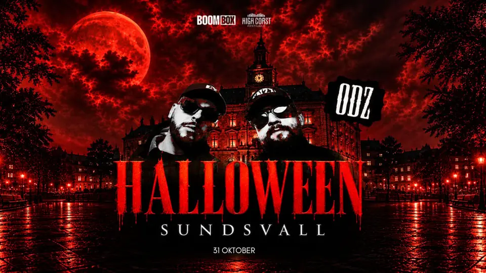 Årets fetaste Halloweenfest i Sundsvall med ODZ — Stadshuset Sundsvall, Sundsvall