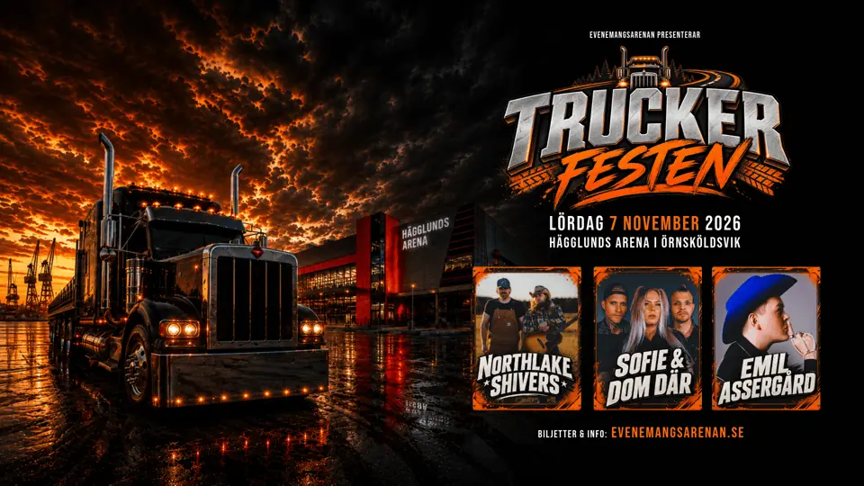 Truckerfesten 2026 — Hägglunds Arena, Örnsköldsvik