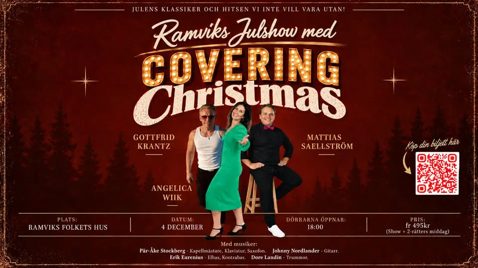 COVERING CHRISTMAS – JULSHOW I RAMVIK — Ramvik Folkets Hus, Ramvik