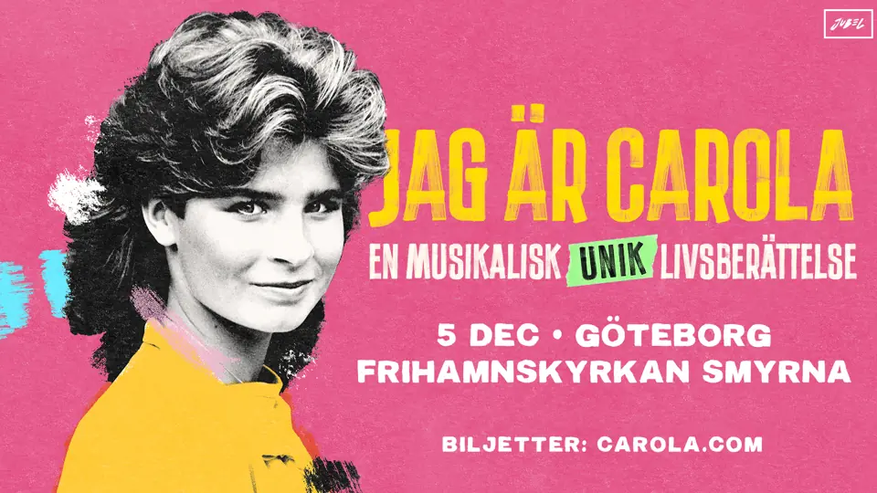 I Am Carola - A Unique Musical Life Story — Frihamnskyrkan, Gothenburg