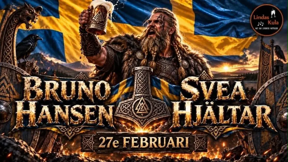 Bruno Hansen & Svea Hjältar — Lindas Kula, Norrköping