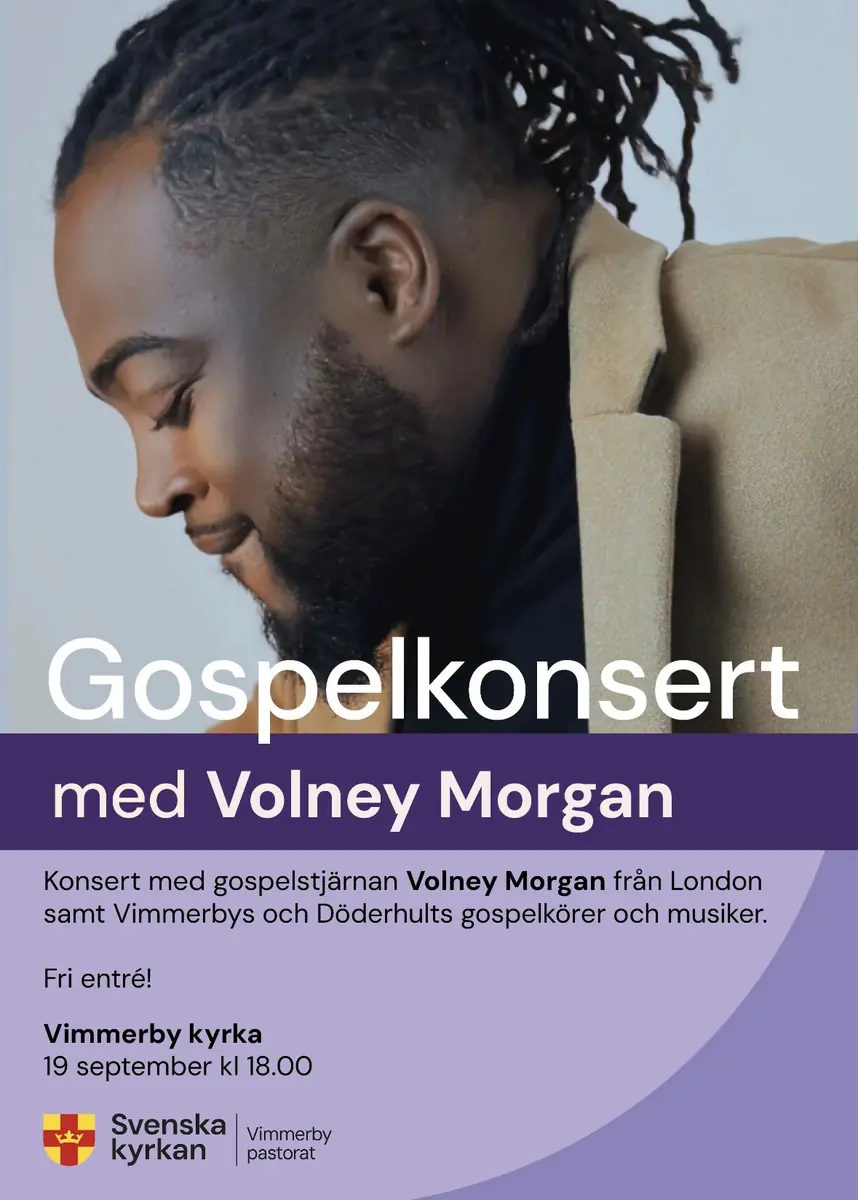 Gospel Concert with Volney Morgan — Vimmerby kyrka, Vimmerby