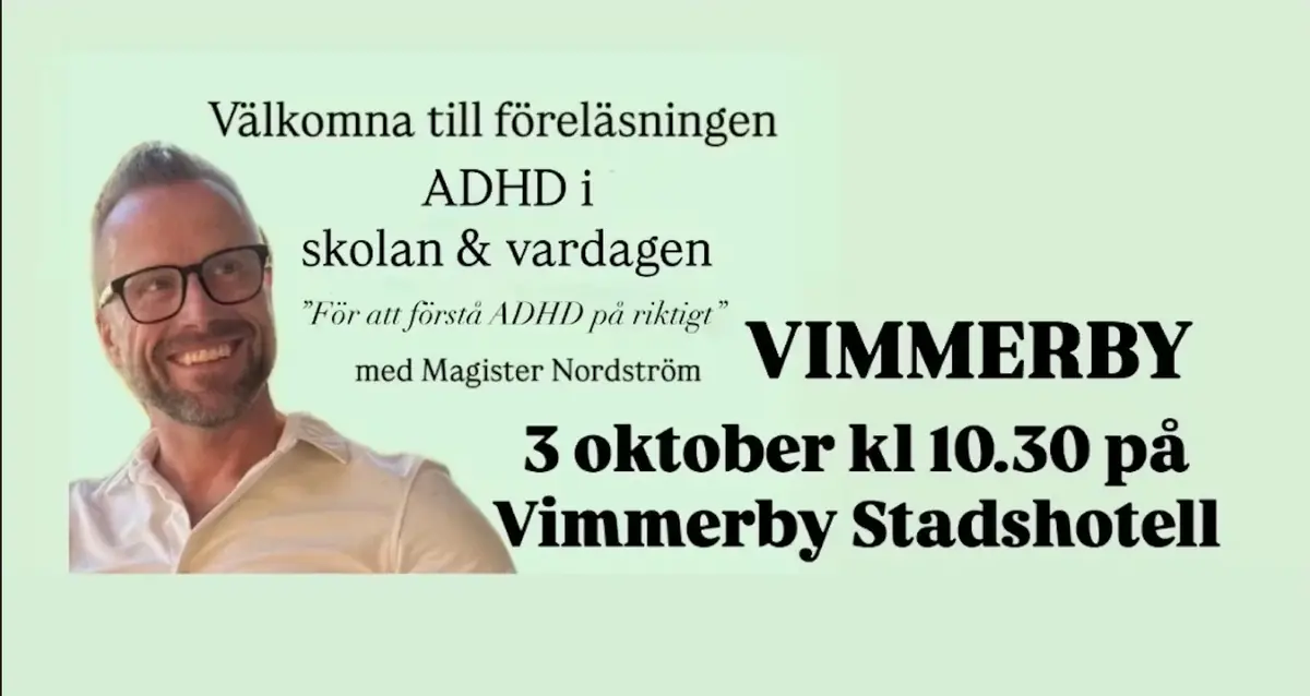 Lecture with Magister Nordström — Vimmerby Stadshotell, Vimmerby