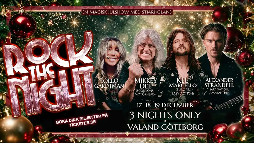 ROCK THE NIGHT - XMAS SHOW — Valand, Gothenburg