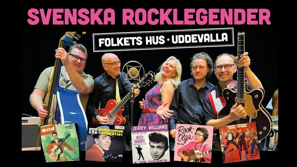 SVENSKA ROCKLEGENDER — Folkets Hus Uddevalla, Uddevalla