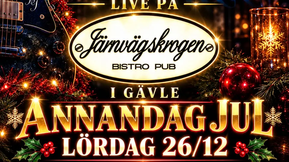 Annandagsrock med BLUE TATTOO — Järnvägskrogen, Gävle