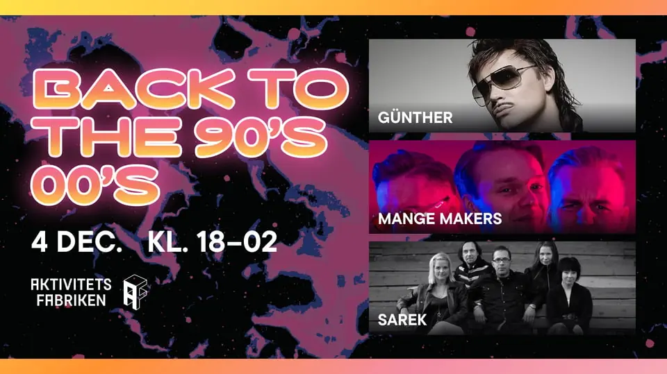 Back to the 90's - 00's — Aktivitetsfabriken, Hudiksvall