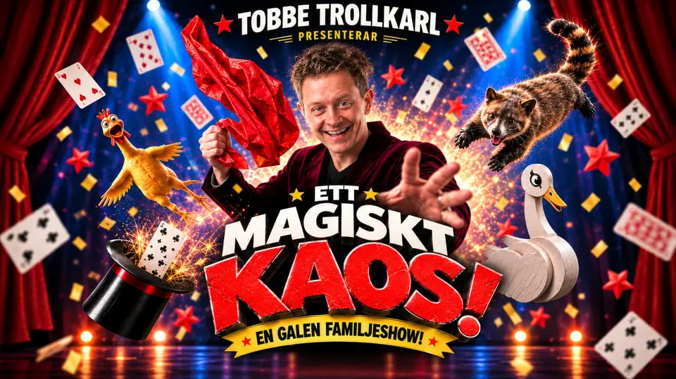Tobbe Trollkarl - A Magical Chaos — Hebeteatern, Folkets Hus Kulturhuset, Trollhättan