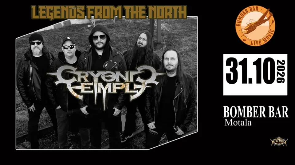 Cryonic Temple — Bomber Bar Motala, Motala