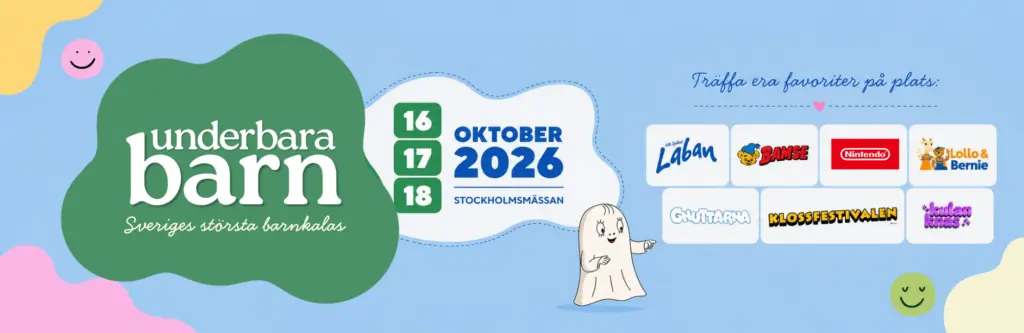 Underbara Barn 2026 — Stockholmsmässan Convention Center, Stockholm