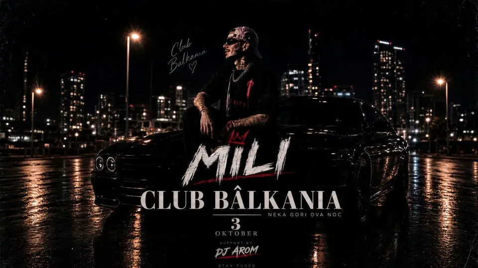 Club Balkania | Mili Live | 3 October — Valand, Gothenburg