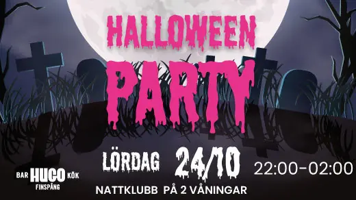 Halloween Party 2026 — HUGO Bar & Kök Finspång, Finspång