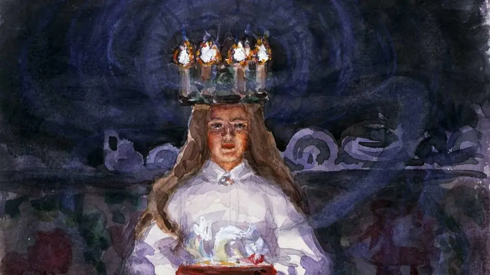 Lucia-juhlinta — Oscarskyrkan, Tukholma