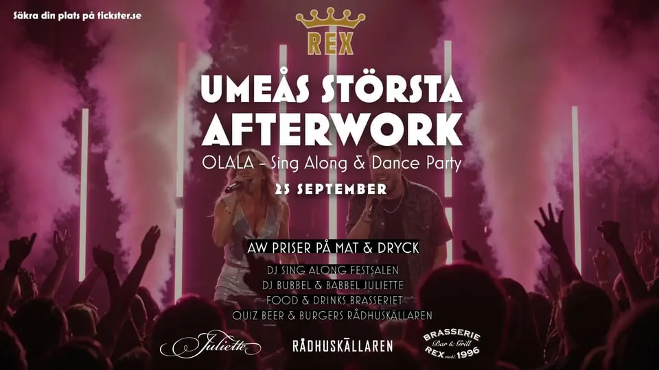 REX Afterwork — Rex: Rådhuset i Umeå, Umeå