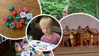 Barnen på Björkö, spel och julhäng