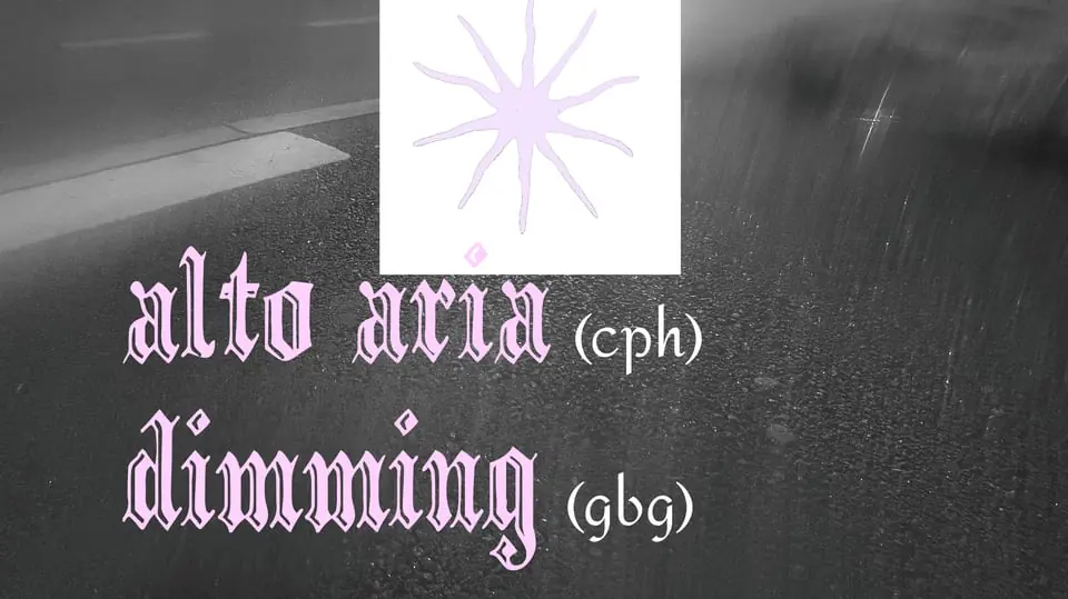 Dimming + Alto Aria — Fyrens Ölkafé, Göteborg