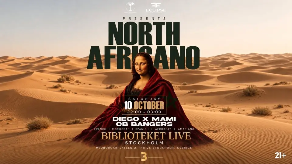 North Africano — Biblioteket Live, Stockholm
