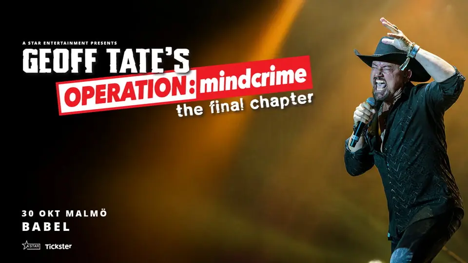 Geoff Tate´s Operation: Mindcrime — Babel, Malmö
