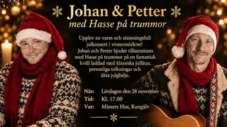 Julkonsert på Mimers Hus - Johan & Petter