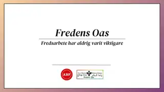 Fredens Oas fredsarbete i Israel