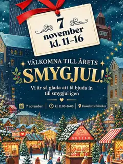 Smygjul at Krokslätts Fabriker