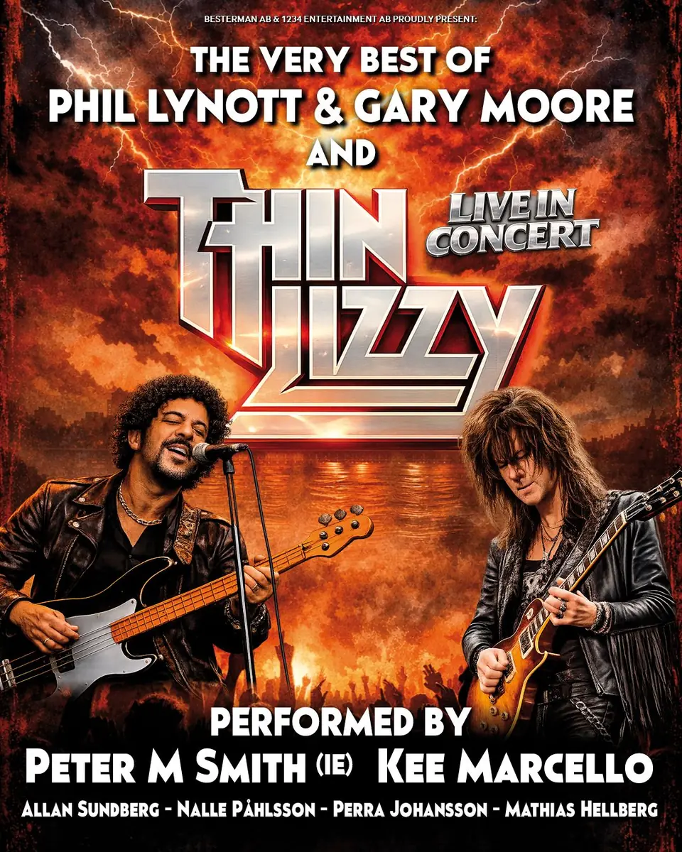 The Best Of Thin Lizzy, Phil Lynott and Gary Moore — Lorensbergsteatern, Göteborg
