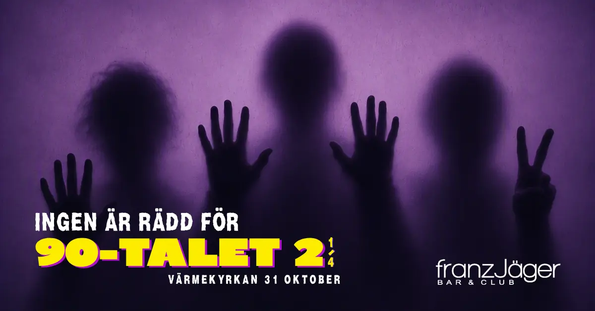 Franz Jäger – Ingen är rädd för 90-talet 2 1/4 — Värmekyrkan, Norrköping