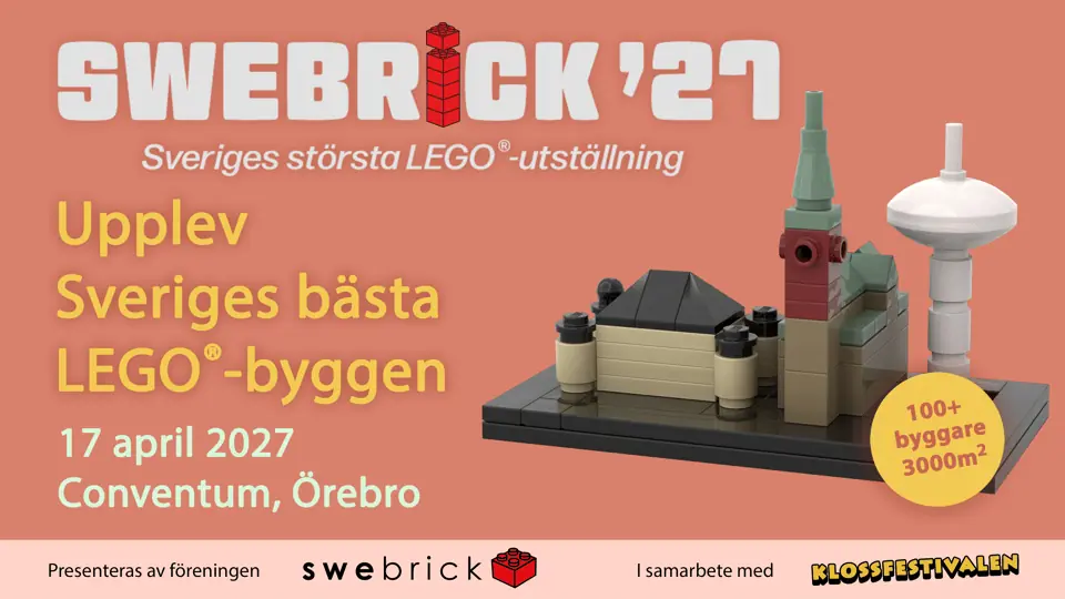 SWEBRICK´27 - Sveriges största Legoutställning — Conventum Arena, Örebro