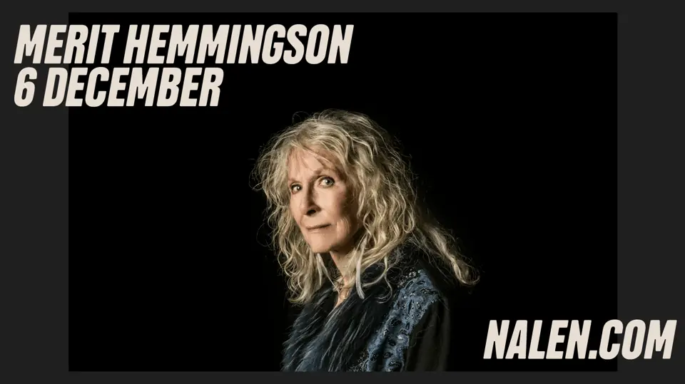 Merit Hemmingson – Extrakonsert — Nalen – Stora Salen, Stockholm, Stockholm