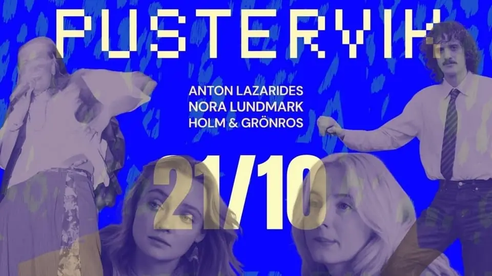 Anton Lazarides + Nora Lundmark + Holm & Grönros — Pustervik, Göteborg