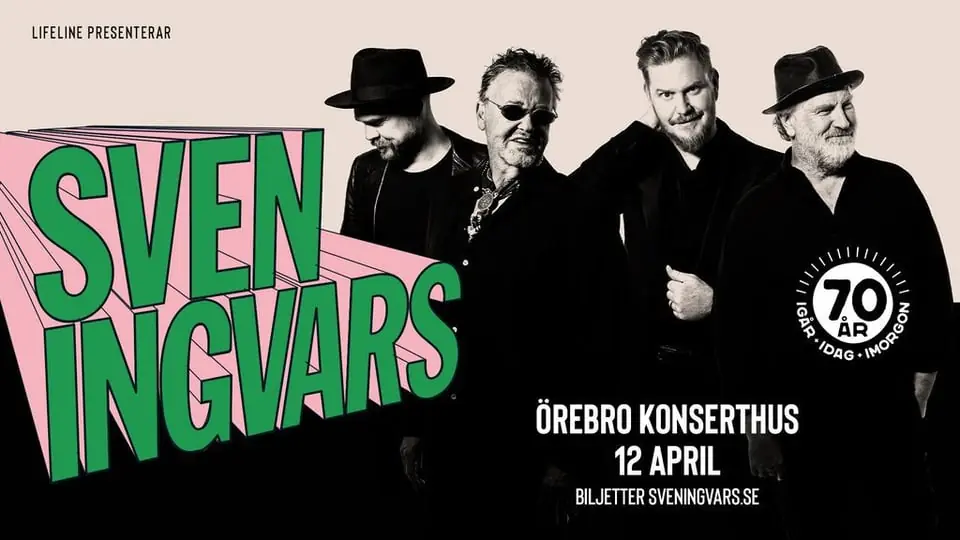 Sven Ingvars - Igår. Idag. Imorgon. 70 år — Konsertsalen, Örebro Konserthus, Örebro