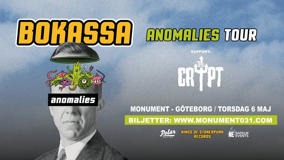 Bokassa + The Crypt 6/5 — Monument, Göteborg
