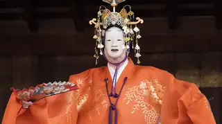 Noh-teater föredrag, demonstration & teceremoni