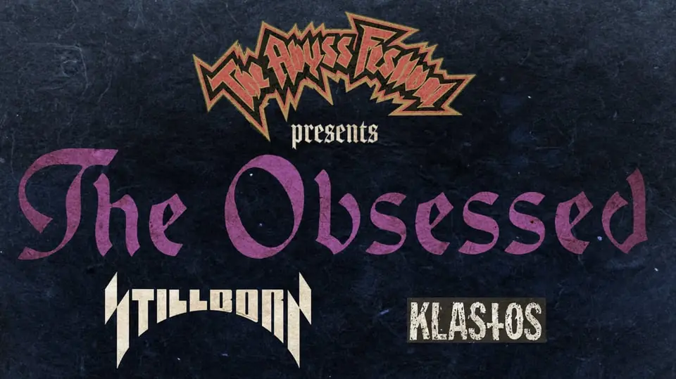 The Obsessed , Stillborn & Klastos Live Monument — Monument 031, Göteborg