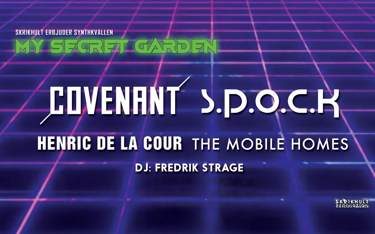 My Secret Garden Synthfest — Mejeriet, Lund