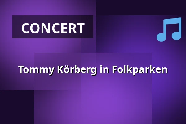 Tommy Körberg in Folkparken — Djurönäset, Djurhamn
