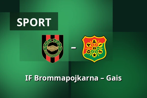 IF Brommapojkarna – Gais — Grimsta IP, Stockholm