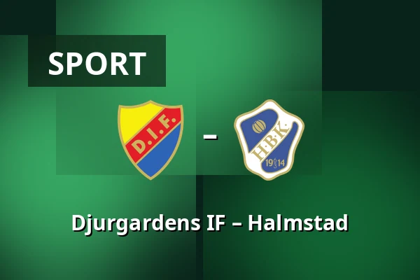 Djurgardens IF – Halmstad — 3Arena, Stockholm