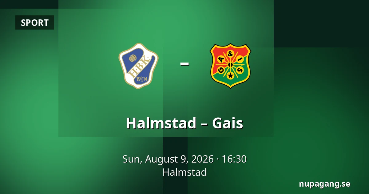 Halmstad – Gais — Halmstad