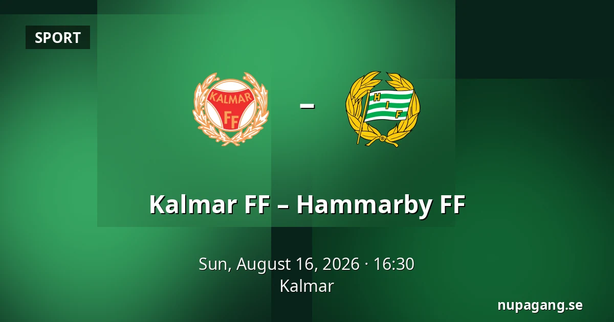 Kalmar FF – Hammarby FF — Kalmar