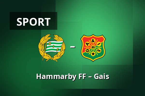 Hammarby FF – Gais — 3Arena, Stockholm