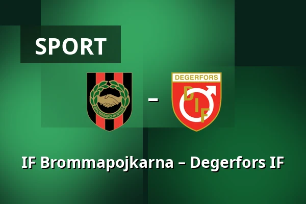 IF Brommapojkarna – Degerfors IF — Grimsta IP, Stockholm