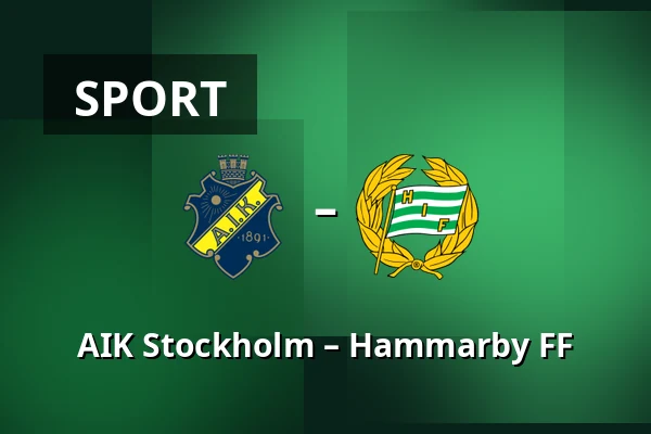 AIK Stockholm – Hammarby FF — Strawberry Arena, Solna