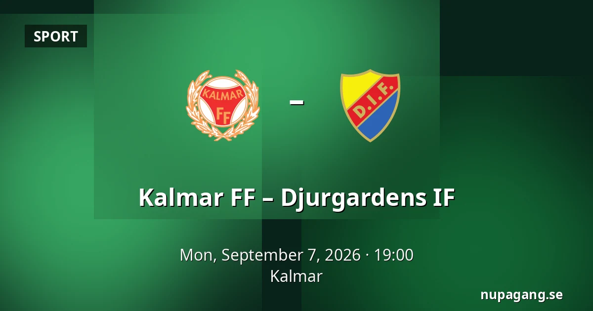Kalmar FF – Djurgardens IF — Kalmar