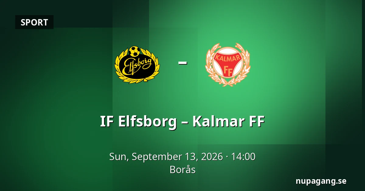 IF Elfsborg – Kalmar FF — Borås