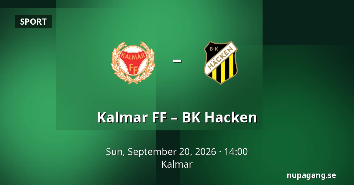 Kalmar FF – BK Hacken — Kalmar