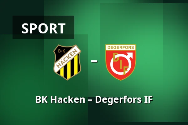 BK Hacken – Degerfors IF — Nordic Wellness Arena, Gothenburg